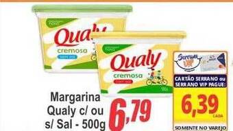 Serrano Supermercado Margarina qualy c- ou s- sal oferta