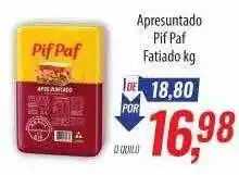 Supermercados BH Apresuntado pif paf fatiado oferta