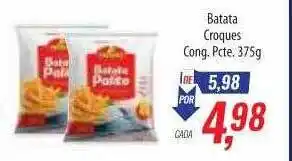 Supermercados BH Batata croques cong. oferta