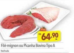 Supermercados Condor Filé-mignon ou picanha bovina tipo a oferta