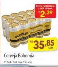 Supermercados Condor Cerveja bohemia oferta