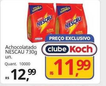 Supermercados Koch Achocolatado nescau oferta