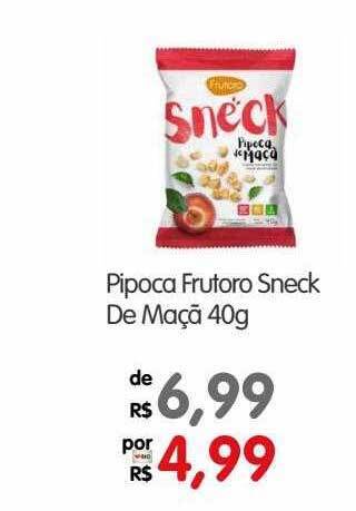 Zona Sul Pipoca frutoro sneck de maçã oferta