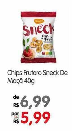 Zona Sul Chips frutoro sneck de maçã oferta
