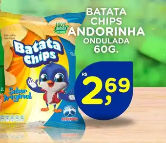 Andorinha Hipermercado Batata chips andorinha ondulada oferta