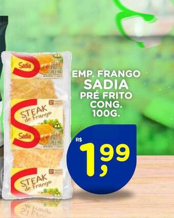 Andorinha Hipermercado Emp. frango sadia pré frito cong. oferta