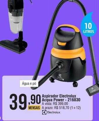 Aspirador electrolux acqua power