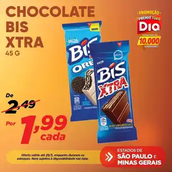 Dia Chocolate Bis Xtra 45g oferta