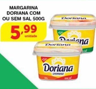 Margarina Doriana Com ou Sem Sal 500g