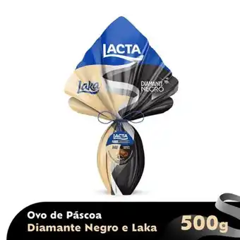 Ovo de páscoa laka e diamante negro lacta 500g