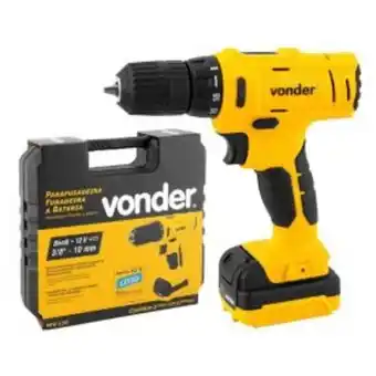 Parafusadeira e furadeira 12v vonder pfv120 - bivolt