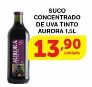 Roldão Suco Concentrado De Uva Tinto Aurora 1.5L oferta