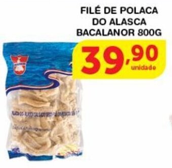 Roldão Filé de Polaca do Alasca Bacalanor 800g oferta