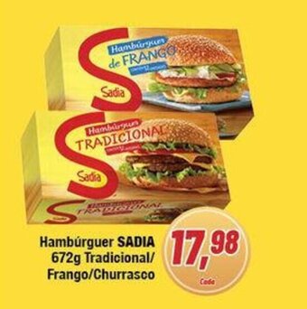 Redeconomia Hambúrguer Sadia 672g oferta