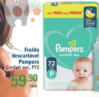 Fralda Descartravel Pampers