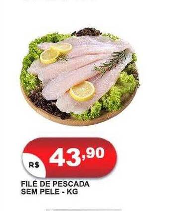 Bramil Supermercados Filé de pescada sem pele - kg oferta