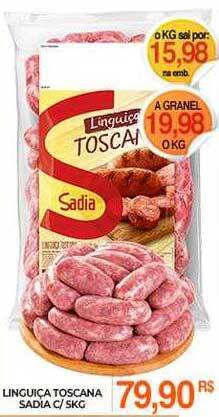 Mercadão Atacadista Linguiça toscana sadia oferta