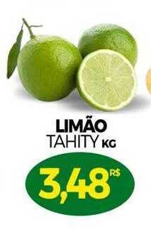Mercadão Atacadista Limão tahity kg oferta
