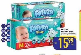 Mercantil Rodrigues Fralda fofura baby oferta