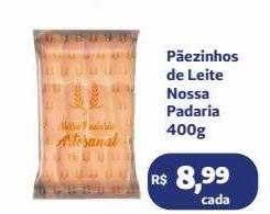 Sempre Vale Supermercados Pãezinhos de leite nossa padaria oferta