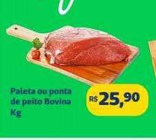 Paleta ou ponta de peito bovina kg