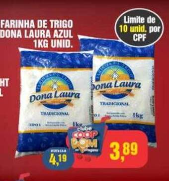 Farinha de trigo dona laura azul unid.