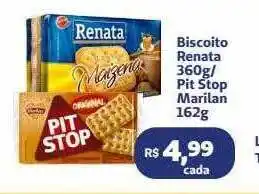 Biscoito renata - pit stop marilan