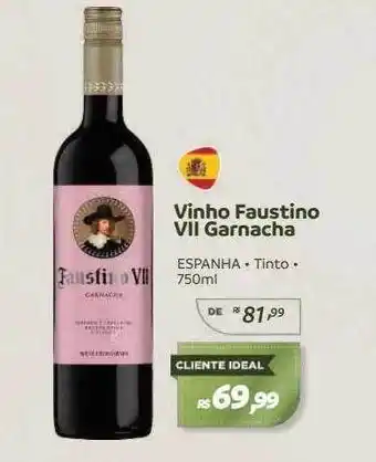 Hiperideal Supermercados Vinho faustino vii garnacha espanha tinto oferta