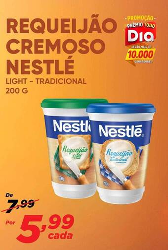 Dia Requeijão cremoso nestlé oferta