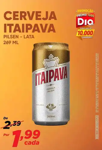 Dia Cerveja itaipava pilsen oferta