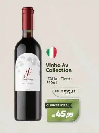 Hiperideal Supermercados Vinho av collection itália tinto oferta