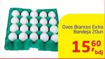 Tenda Atacado Ovos brancos extra bandeja oferta