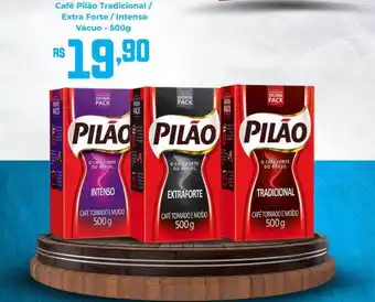 Café pilão tradicional extra forte intenso vácuo