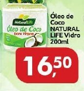 Óleo de Coco Natural Life Vidro 200ml