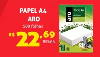 Supermercado Precito Papel A4 Aro 500 folhas oferta