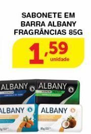 Roldão Sabonete em barra albany fragrãncias 85g oferta