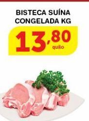 Roldão Bisteca suína congelada kg oferta