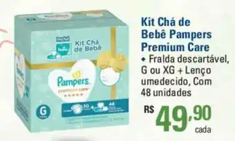 Sam's Club Kit Cha de Bebe Pampers Premium Care oferta