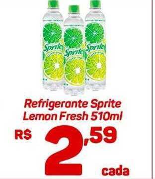 Refrigerante sprite lemon fresh
