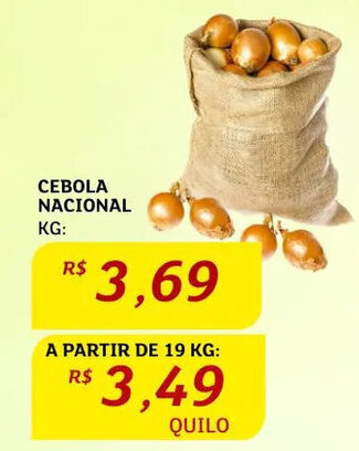 Assaí Atacadista Cebola Nacional 1kg oferta