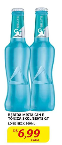 Assaí Atacadista Bebida Mista Gin E Tônica Skol Beats GT 269ml oferta