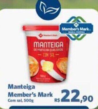 Sam's Club Manteiga Member's Mark 500g oferta