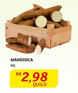 Assaí Atacadista Mandioca 1kg oferta