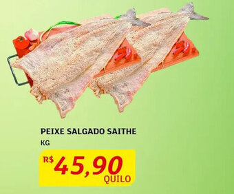 Assaí Atacadista Peixe Salgado Saithe 1kg oferta