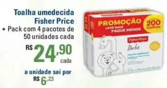 Toalha umedecida Fisher Price