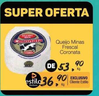 Supermercado Dalben Queijo minas frescal coronata oferta