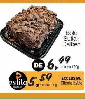 Supermercado Dalben Bolo suflair dalben oferta
