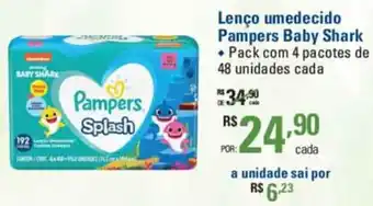 Lenco umedecido Pampers Baby Shark