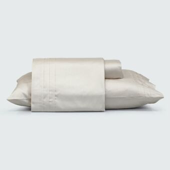 MMartan Jogo de lençol acetinado deluxe crystal oferta