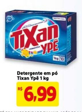 Mercado Extra Detergente em po Tixan Ype 1kg oferta